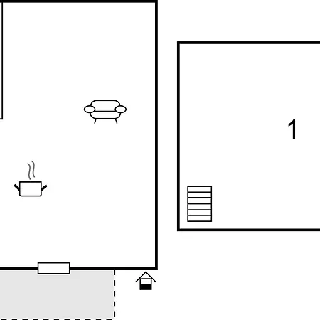 1 Bedroom Lovely In